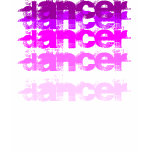 dancer dancer warmup shirt pink brown