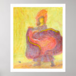 Dancer in Chinese Costume, Poster