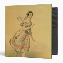 Dancer Maria Taglioni Vinyl Binders
