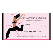 Dancer or Dance Studio Business Cards