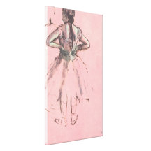 Dancer Viewed from the Back by Edgar Degas Gallery Wrapped Canvas