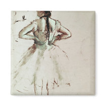 Dancer viewed from the back magnets