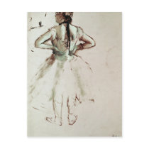 Dancer viewed from the back post card