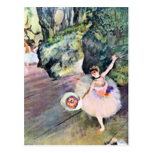 Dancer with a Bouquet of Flowers by Edgar Degas Postcards