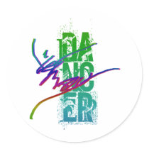 DANCER with DANCER ARTWORK Stickers