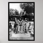 Dancers and Musicians in Thailand 1894 Posters