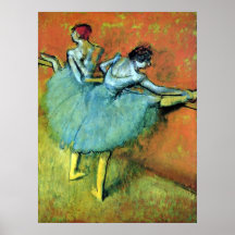 Dancers at the Bar. Edgar Degas Print