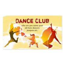 dancers business card
