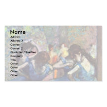 Dancers By Edgar Degas Business Cards