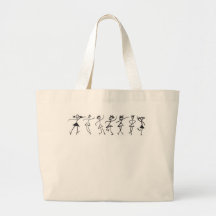 dancers canvas bags