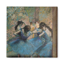 Dancers in blue, 1890 refrigerator magnets