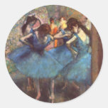 Dancers in Blue Sticker