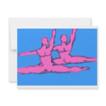 Dancers Jete Duo Custom Announcements