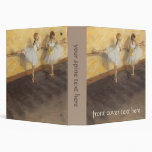 Dancers Practicing at the Barre by Edgar Degas 3 Ring Binders