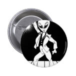 Dancing Alien Pinback Button
