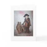Dancing bear greeting card