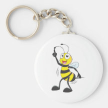 Dancing Bee Key Chain