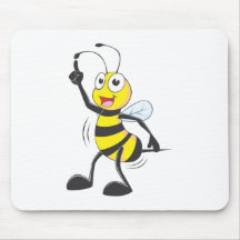 Dancing Bee Mouse Pads