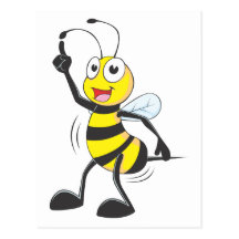 Dancing Bee Post Card