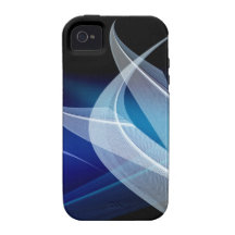 Dancing blue lines case for the iPhone 4