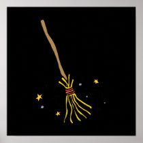 Dancing Broom Print