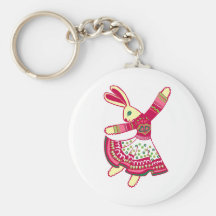 Dancing Bunny Keychains