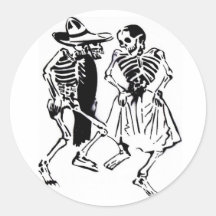 Dancing Calaveras Sticker