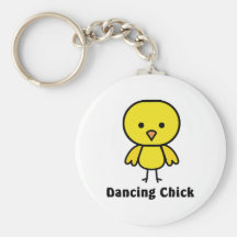 Dancing Chick Keychains