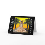 Dancing Dachshund Birthday Leis Card