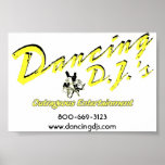Dancing Dj poster posters