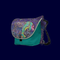 Dancing Dolphin Messenger Bag messenger bags