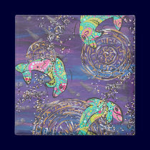 Dancing Dolphins magnets