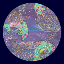 Dancing Dolphins stickers