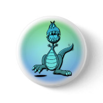Dancing Dragon Design Button