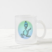 Dancing Dragon Design Frosted Mug