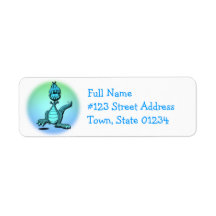 Dancing Dragon Return Address Label