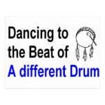 dancing drum post cards