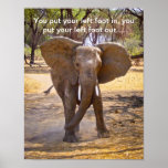 Dancing Elephant Print