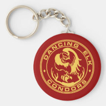 dancing elk condors key chains