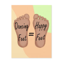 Dancing Feet Are Happy Feet Post Cards