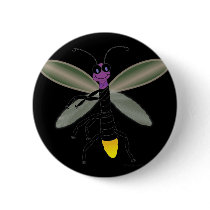 Dancing Firefly Pinback Buttons