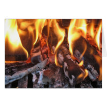 Dancing Flames Greeting Card cards