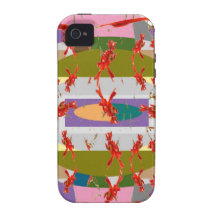 Dancing Flowers - Dance Floor Case-Mate iPhone 4 Cases