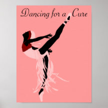 DANCING FOR A CURE BALLERINA print