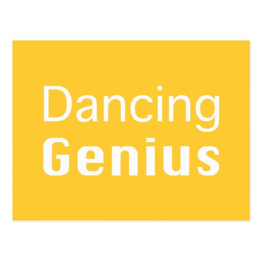Dancing Genius Gifts Postcard