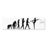 Dancing gifts for ballet and modern dancers bumper stickers