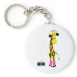 Dancing Giraffe Key Chain