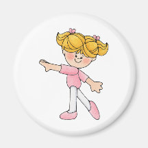 Dancing Girl Magnet
