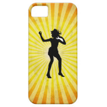 Dancing Girl; yellow iPhone 5 Covers