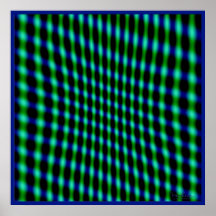 Dancing Green Poster